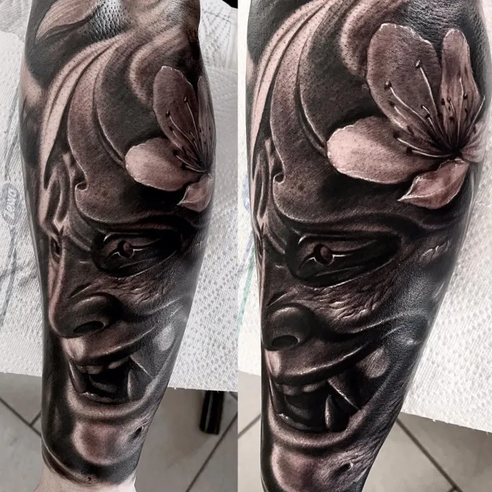 Hannya — tetování Milosch tattoo