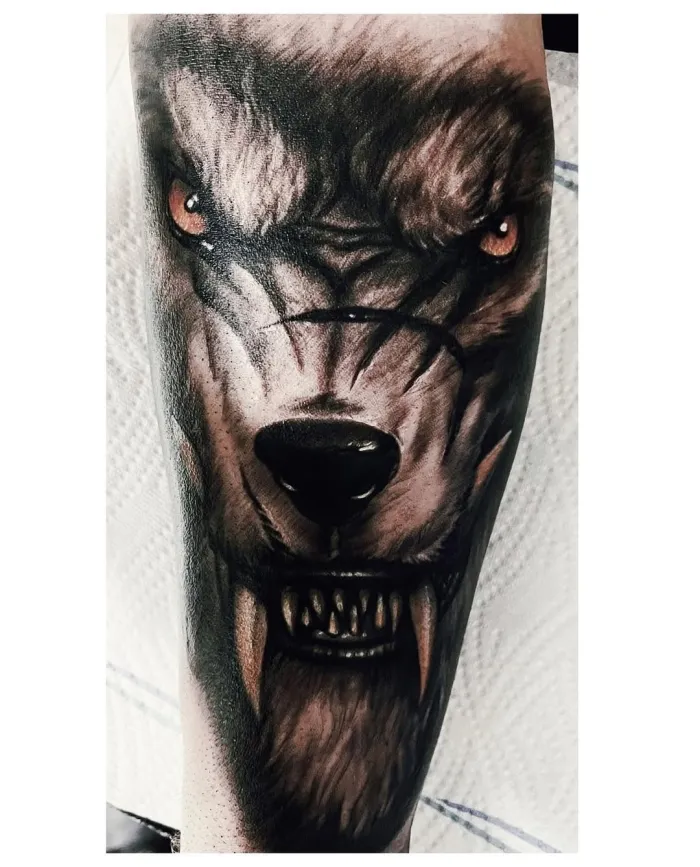 Vlk — tetování Milosch tattoo