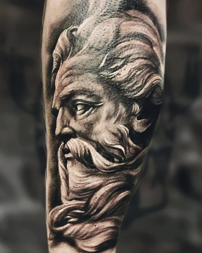 Zeus — tetování Milosch tattoo